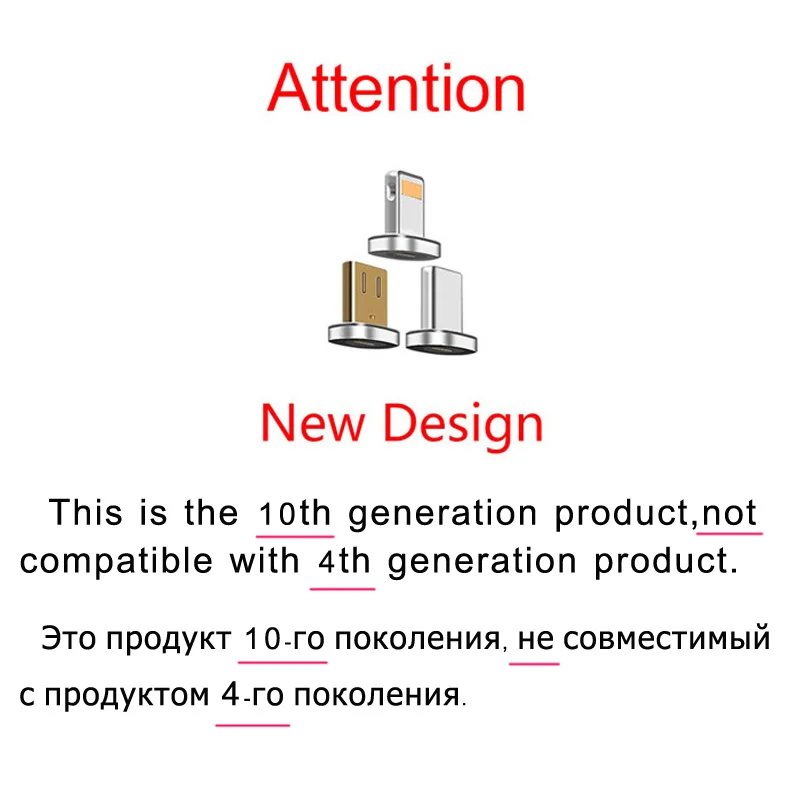 Магнитный кабель CANDYEIC 3A для быстрой зарядки Huawei Mate 30 OnePlus 7T OPPO Reno Ace vivo NEX 3 зарядное
