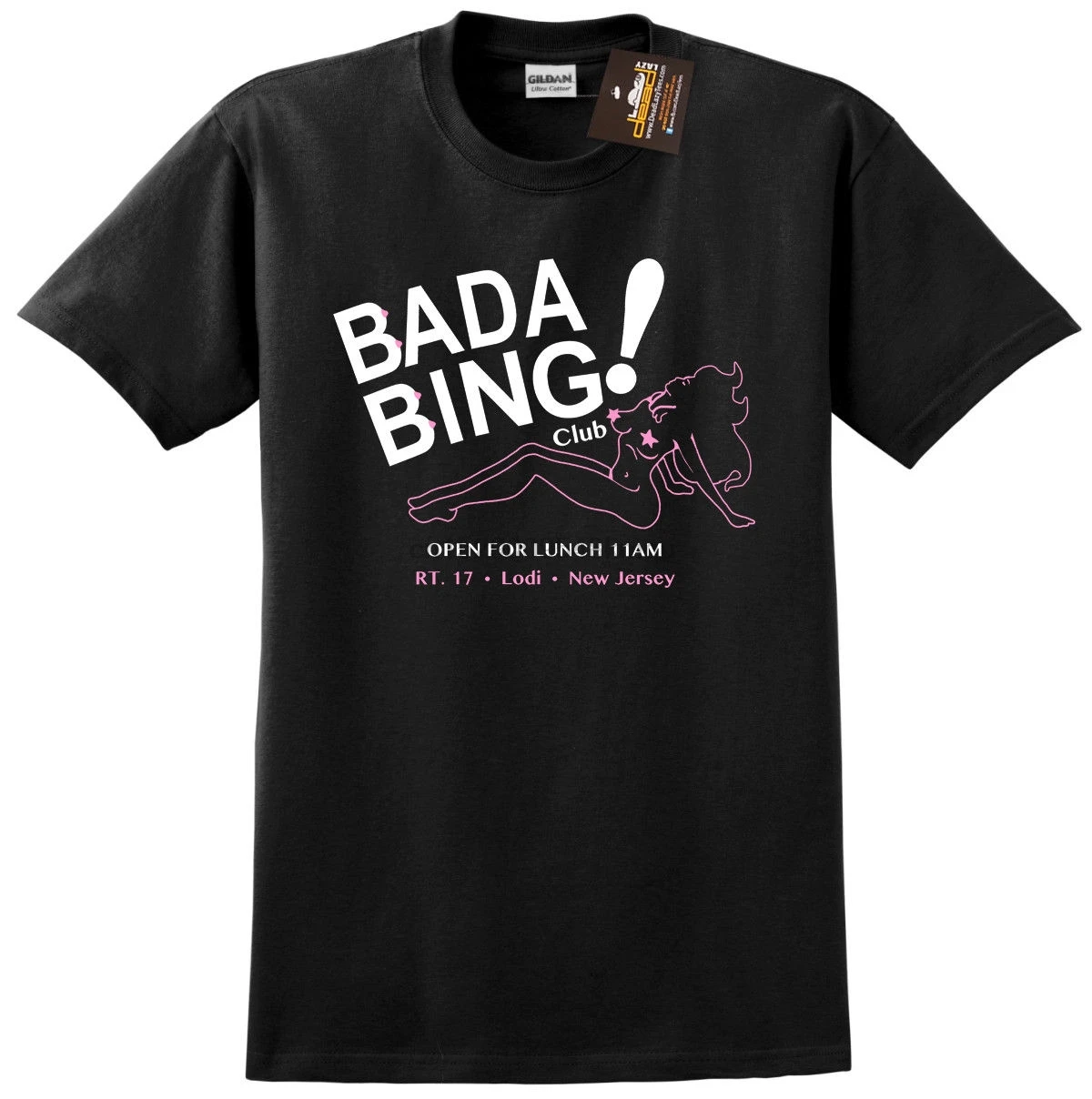 Bada Bing Sopranos вдохновленная Футболка-Гангстер мафия Ретро классика ТВ шоу новая