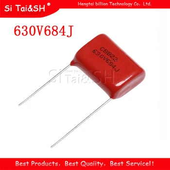 

10PCS 630V684J 0.68UF Pitch 20MM 684 630V 680nf CBB Polypropylene film capacitor