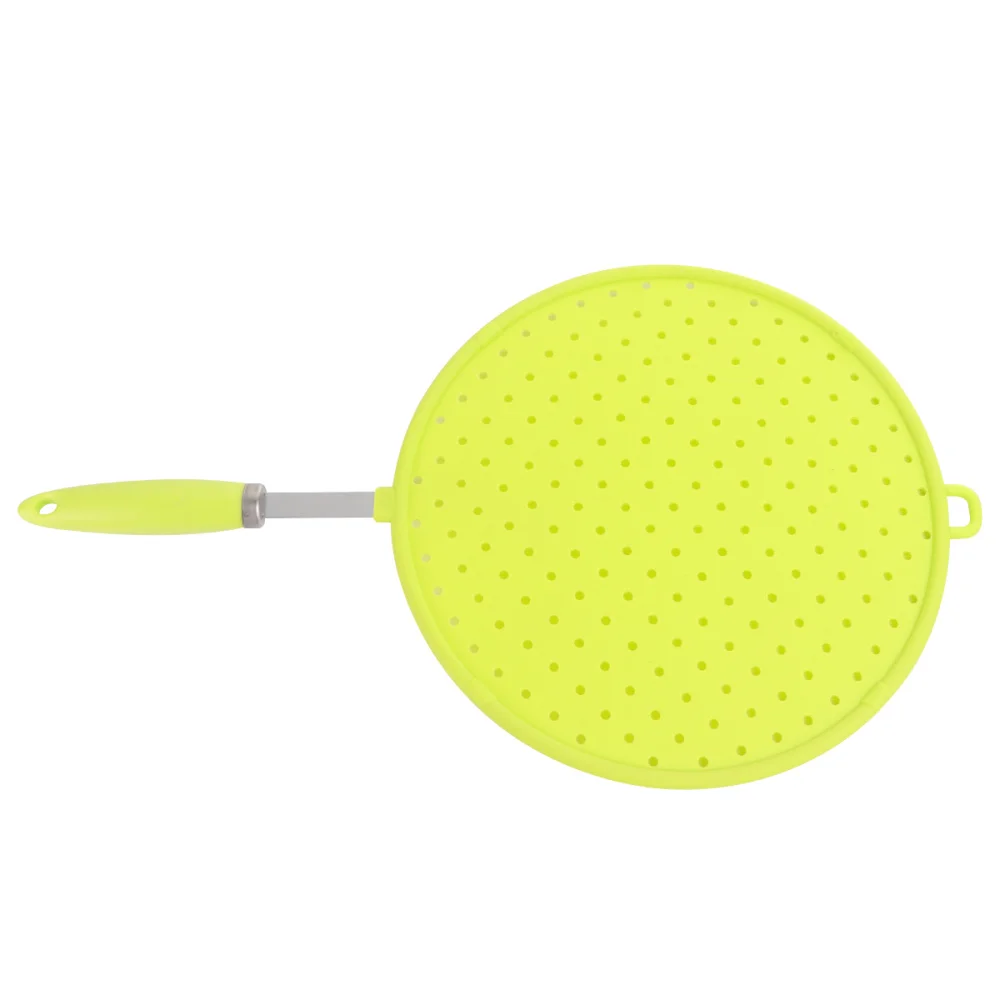 Anti Oil Splashing Lid Cover Silicone Pot Safeguard Anti Spill Lid Cover Pot Pan Lid Cooking