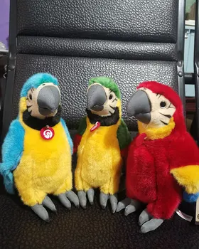 

Clearance Sale Real Life Scarlet Macaw Realistic Parrot Stuffed Animal Toys Macaws Birds Toucans Plush Toy Gifts