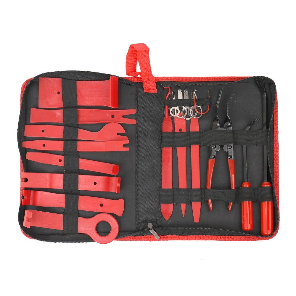 

New 22pcs Auto Car Audio Radio Interior Door Panel DIY Pc Demolition Installation Pry Tool Repair Hand Tools Kit Pliers Remover