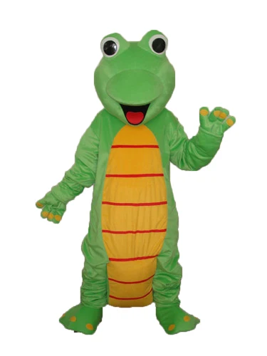 Стиль Happy Lizard Зеленый Динозавр-талисман костюм для взрослых на Хеллоуин День Рождения мультфильм одежда костюмы для косплея