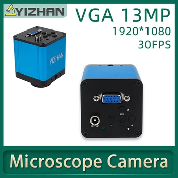 

1080P VGA 13MP Digital Video Microscope Camera C-mount 1920X1080 photographic camera PCB Soldering Repair Jewelry Repair YIZHAN