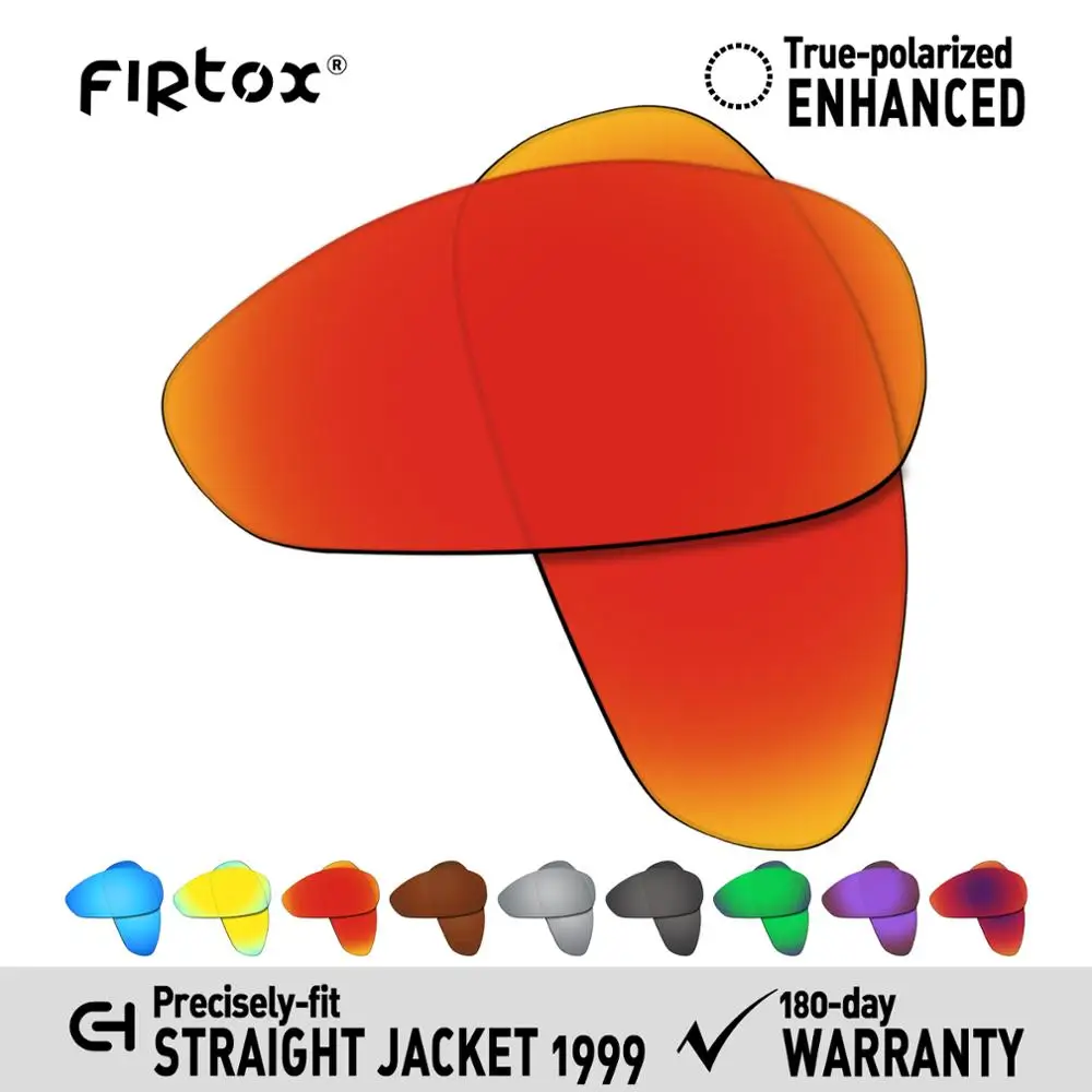 Firtox True UV400 Polarized Lenses Replacement for-Oakley Straight Jacket 1999 Sunglasses (Compatiable Lens Only) - Multiple Firtox True UV400 Polarized Lenses Replacement for-Oakley Straight Jacket 1999 Sunglasses (Compatiable Lens Only) - Multiple