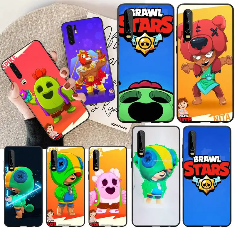 

NBDRUICAI gBrawl Stars Soft black Phone Case for Huawei Honor 20 10 9 8 8x 8c 9x 7c 7a Lite view