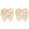 1Pc Baby Gift Wood Baby Girl Boy Tooth Organizer Boxes Save Deciduous Teeth Storage Keepsakes Collecting ► Photo 1/6