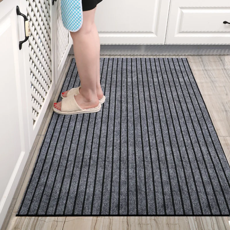 Thin Long Kitchen Mat Anti Slip Waterproof Oilproof Carpet