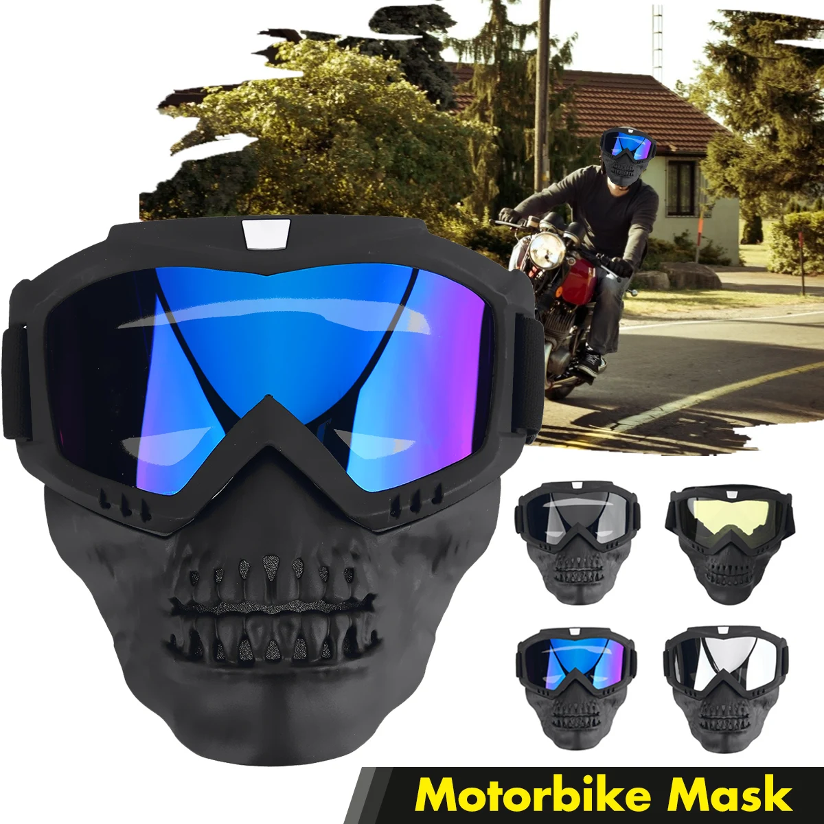 100 motorbike goggles