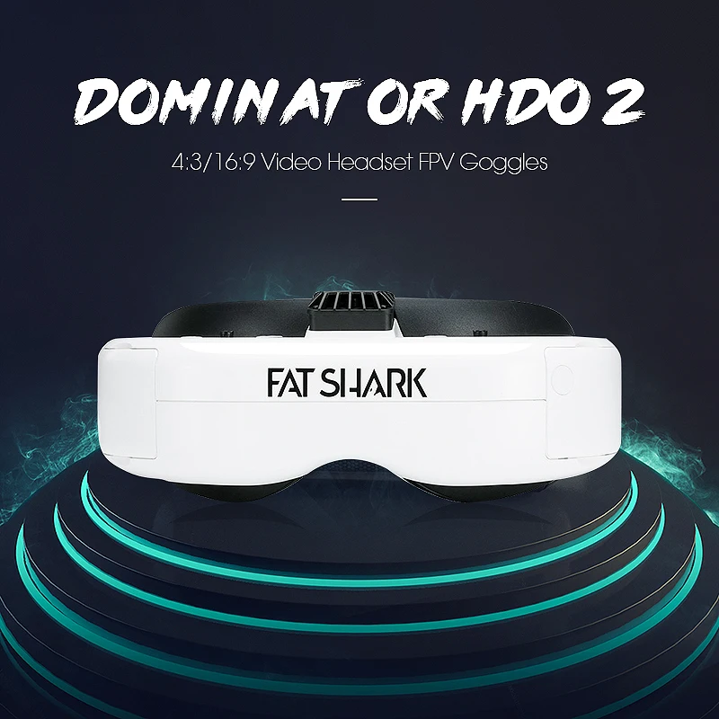 FatShark Dominator HDO 2 1280x960 OLED Display Video Headset FPV Goggles for FPV Racing Drone 46 Degree Field of View 4:3/16:9