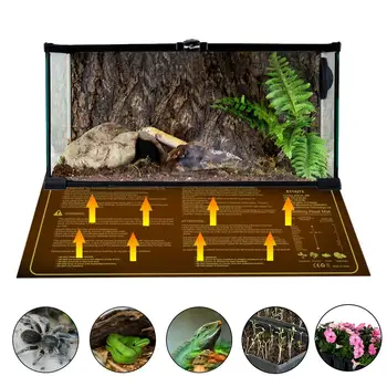

Pet Heating Pad Reptile PVC Durable Heat Pad Waterproof Foldable Heating Warm Mat for Small Animals Seed Heat Mat