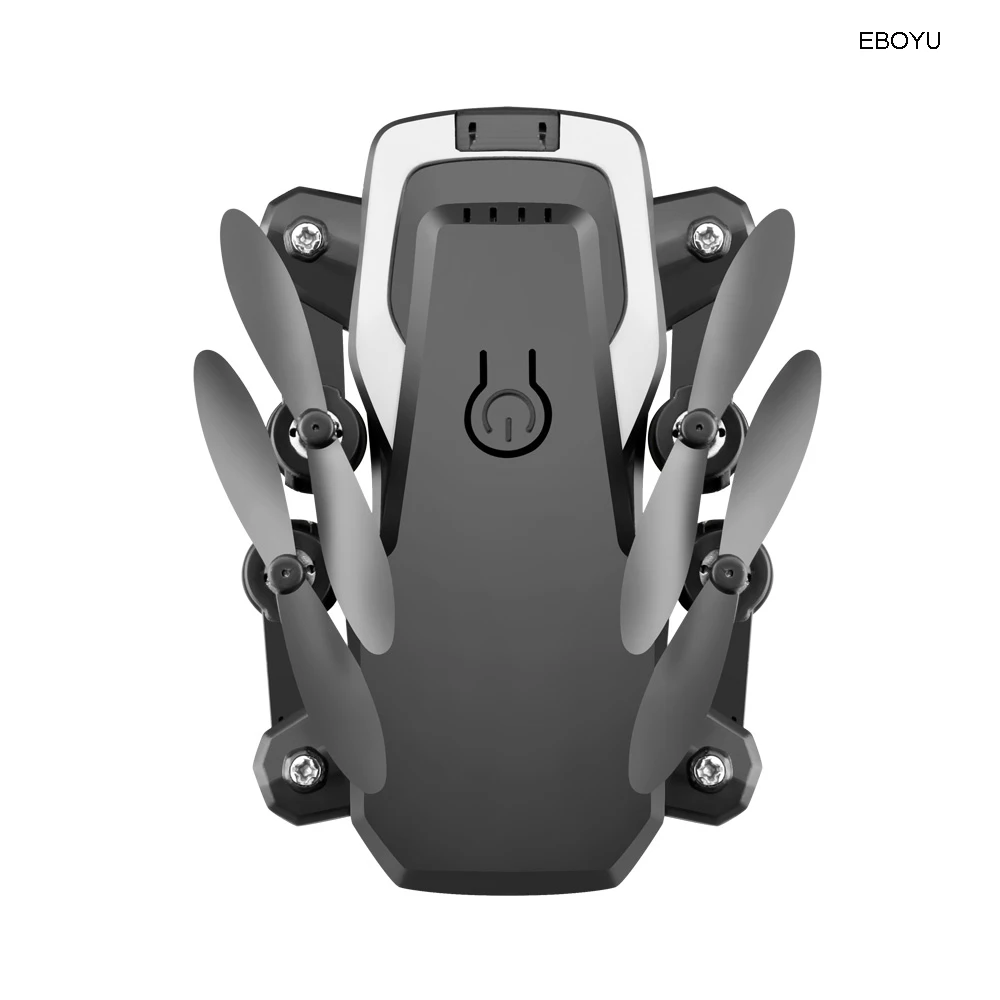 EBOYU Updated LF606S 2.4Ghz Mini Fold RC Drone 4K WiFi FPV HD Camera Altitude Hold Headless Mode One Key Return RC Quadcopter