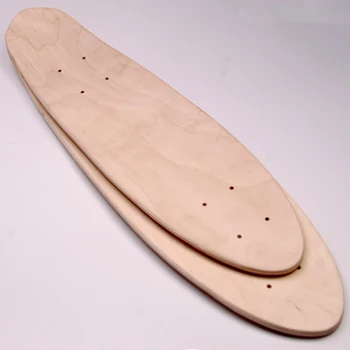 

Maple Mini Cruiser Fish Skateboard Deck Professional Fish Board Four Wheels Single Rocker 7-Layer DIY Skate Board Deck