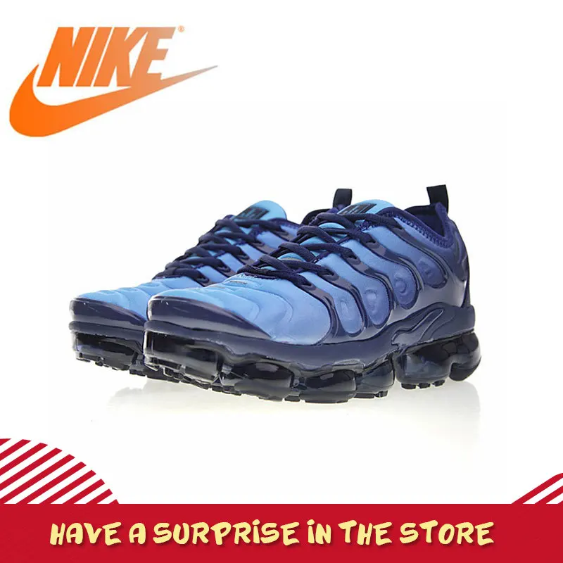 Оригинальный Nike Оригинальные кроссовки Air Vapormax плюс TM Для мужчин бега Уличная обувь, кроссовки дизайнерская женская обувь, Одежда высшего