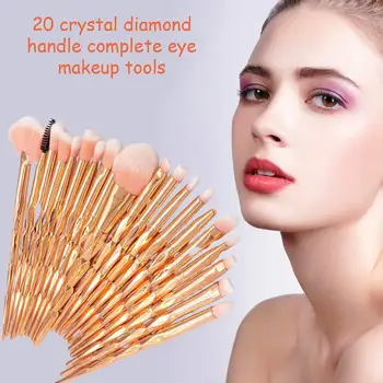 

20pcs Makeup Brushes Set Multifunctional Cosmetic Brush Eyeliner Eyeshadow Eyelash Blending Eyebrow Brushes Eyebrow N9C8