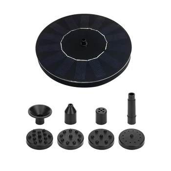 

Hot Water Fountain Watering Solar Garden Power Fountain Pool Floating Water Pump Solar Panel Plants Courtyard Garden Decoration