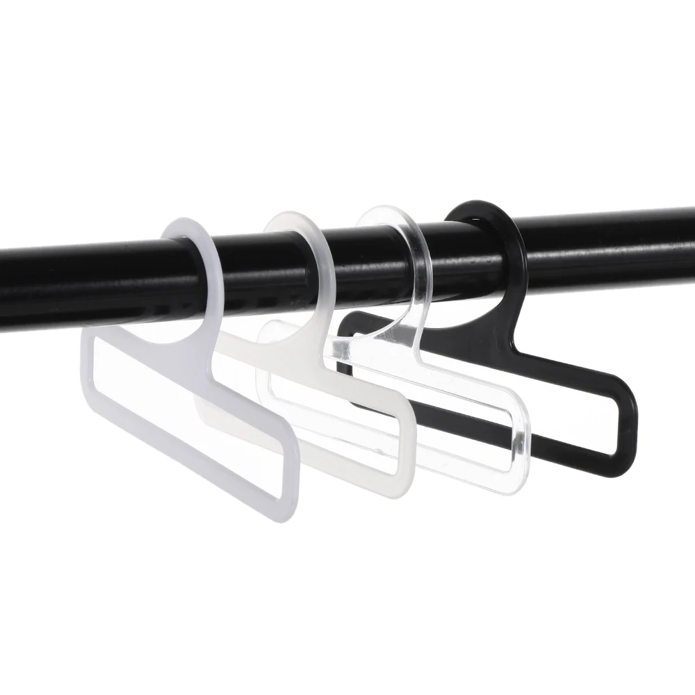 10 PC 14cm/17cm Mini Hanger Rectangular Non-slip Thicken Shawl Scarf Hanger Plastic Drying Racks Home Mini Storage Holder 3