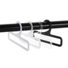 10PCS Rectangular Mini Hanger 14/17cm Travel Out Convenient Drying Rack Plastic Thicken Non-slip Shawl Scarf Panties Sock Hanger 1