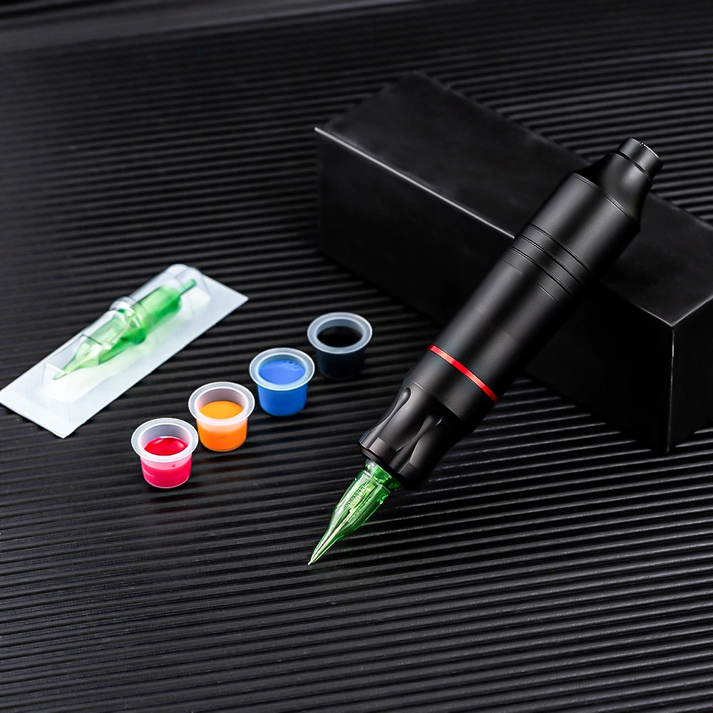 XNET Rotary Tattoo Gun Machine Pen DC Interface Permanent Makeup Eyebrows Tattoo Powerful Lips for Cartridge Needles