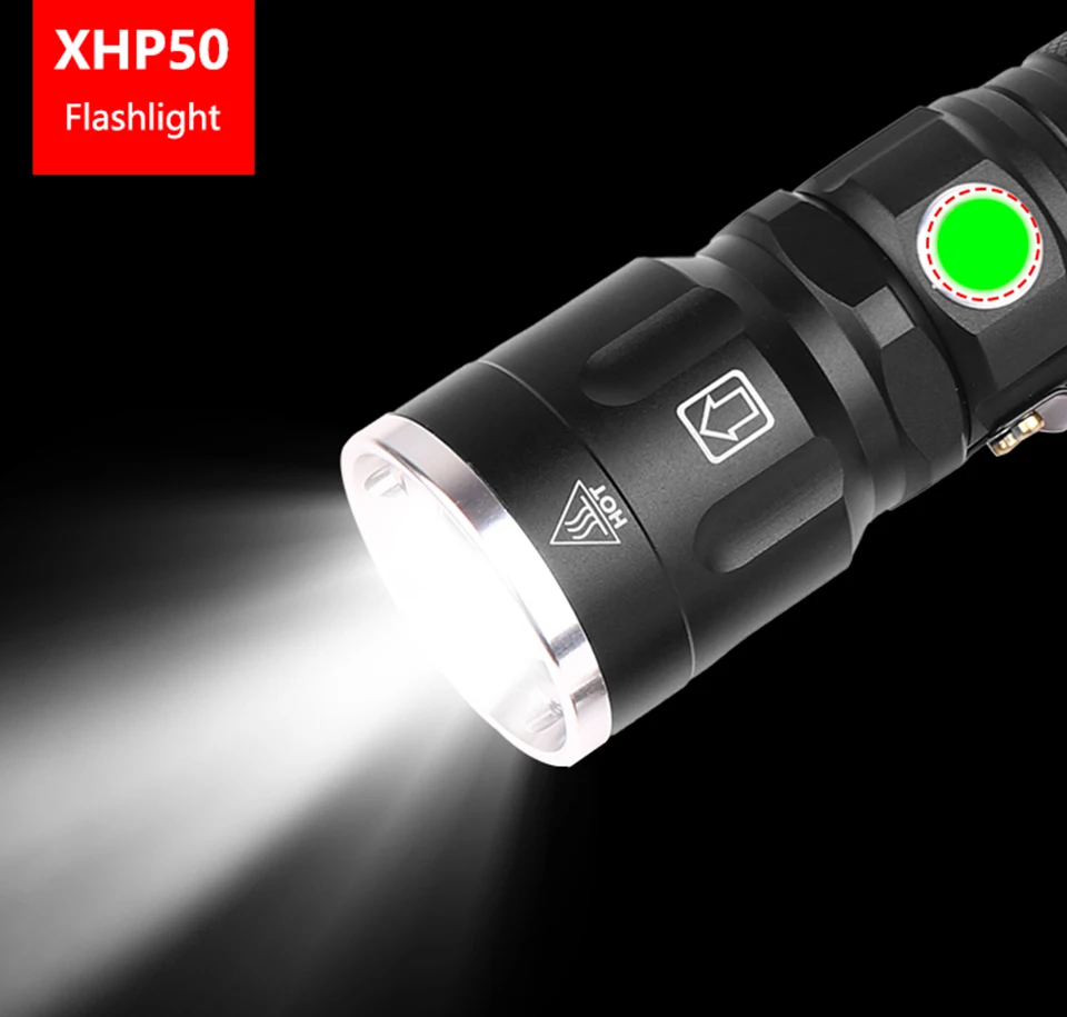 80000LM XHP50 светодиодный светильник-вспышка Xlamp алюминиевый охотничий водонепроницаемый фонарь светильник мощный Lanterna использовать аккумулятор 18650 26650
