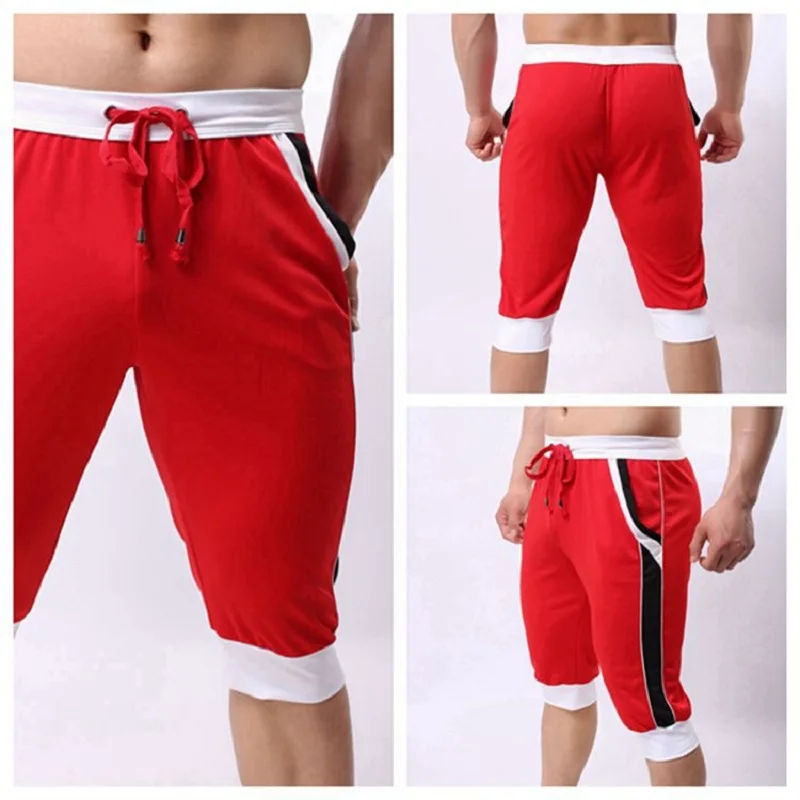 XXL  Brand Men Shorts Cotton Beach Boxer Sexy Wear Baseball capri Designer Shorts New Trunks FX1023 6