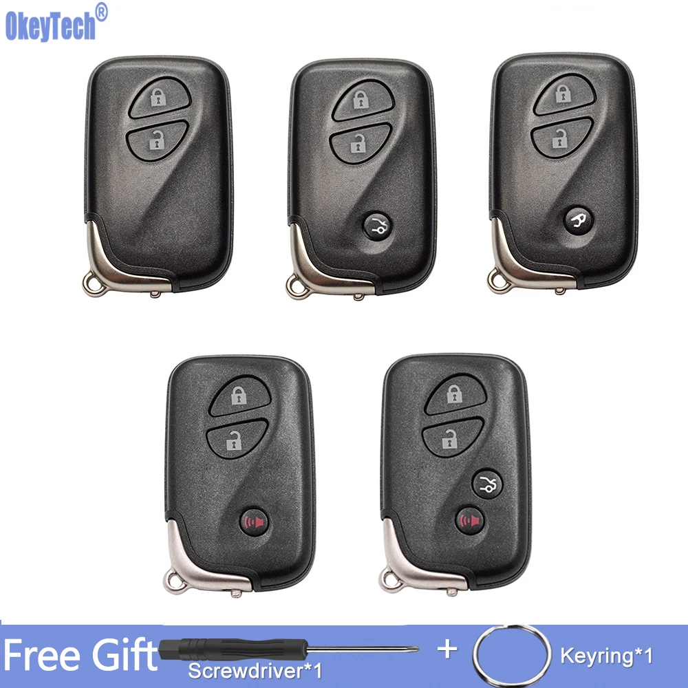 Button Smart Remote Key Fob Case 