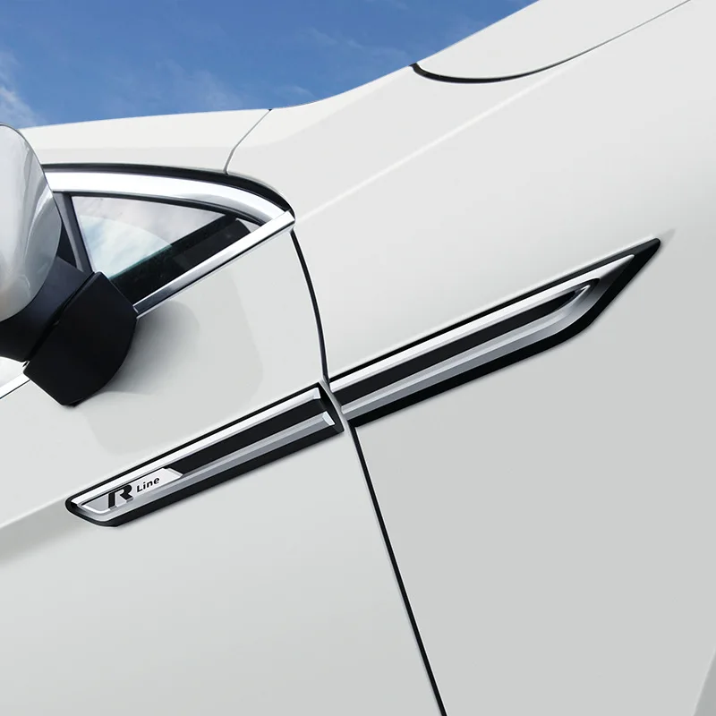 Для Passat B8 хромированное автомобильное боковое крыло, декоративная наклейка, автомобильное крыло, отделка, аксессуары