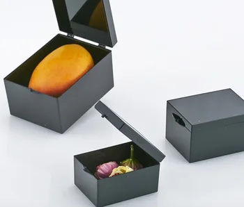 

10Pieces/Lot 6.4x4.7x3.7cm Black Light Shielding Box Light Plastic Box Specimen Box Small Mini Storage Box Bin
