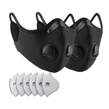 

2pcs Unisex Face Mask Washable Mouth Mask Reusable Face Shield Dust proof Face Shield Breathable Cloth mond masker