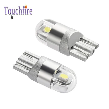 

100pcs/lot T10 W5W 194 LED Car Bulb 3030 2SMD Parking Car Styling Dome Interior Reading Light 12v 6000K White Blue wholesale