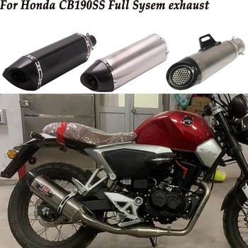 

KAJIMAOYI For Honda1 CB190SS Full System Motorcycles exhaust Pipe Carbon Fiber with DB killer CB 190ss cb190 ss muffler