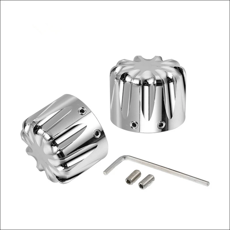 1 пара мотоциклетная Передняя CNC ось Гайка Чехлы для Harley Touring FLHT FLSTF FLSTC XL1200X Dyna Wide Glide Fat Bob