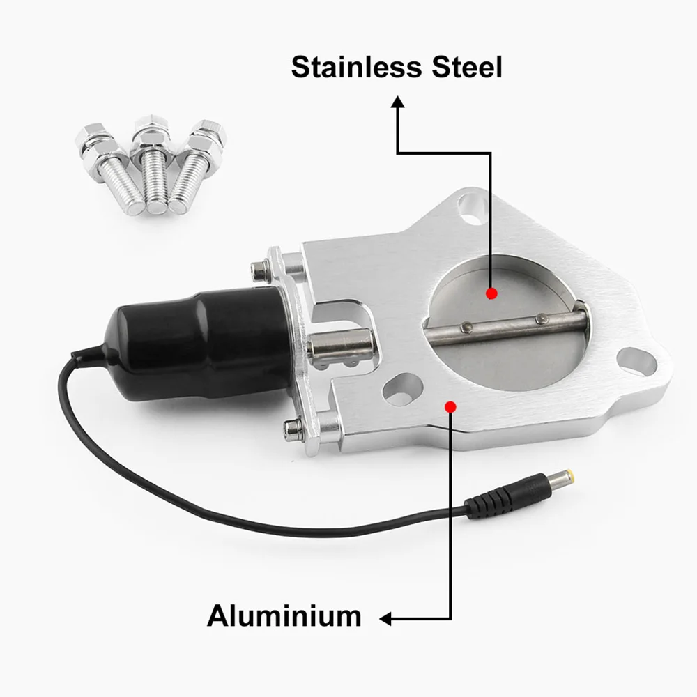 Выхлопная труба с вырезами, электрический клапан, выхлопной наконечник, глушитель, комплект, автомобильные аксессуары, 2 2,25 2,5, 3 дюйма, вырез из нержавеющей стали