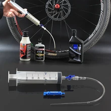 Risco rl225 selante de pneu de bicicleta sem câmara de ar, ferramenta de injeção, seringa schrader presta ferramenta de remoção