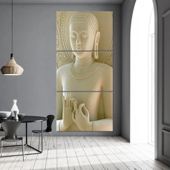 

God Buddha wall art canvas print on wall modern buddha canvas art painting canvas picture buddhist poster wall decoration