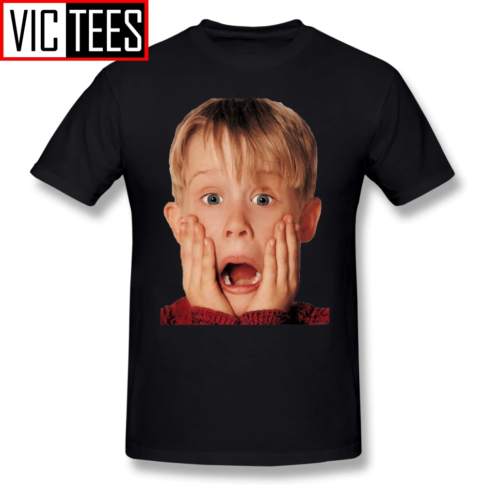 Мужские футболки Macauly Culkin из дома одна футболка Пляжная 100% хлопок Принт