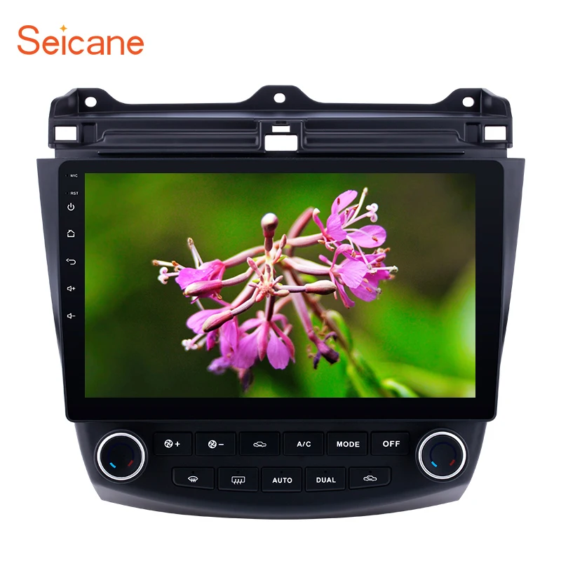 Sale Seicane Car Android 8.1 GPS 10.1" HD 2Din Auto Radio For Honda Accord 7 2003 2004 2005 2006 2007 Stereo Player Quad Core 3G Wifi 0