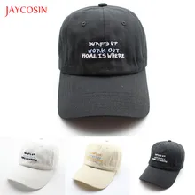 Joycosin женские мужские хлопковые бейсболки модные высококачественные однотонные бейсболки унисекс с вышитыми буквами регулируемые
