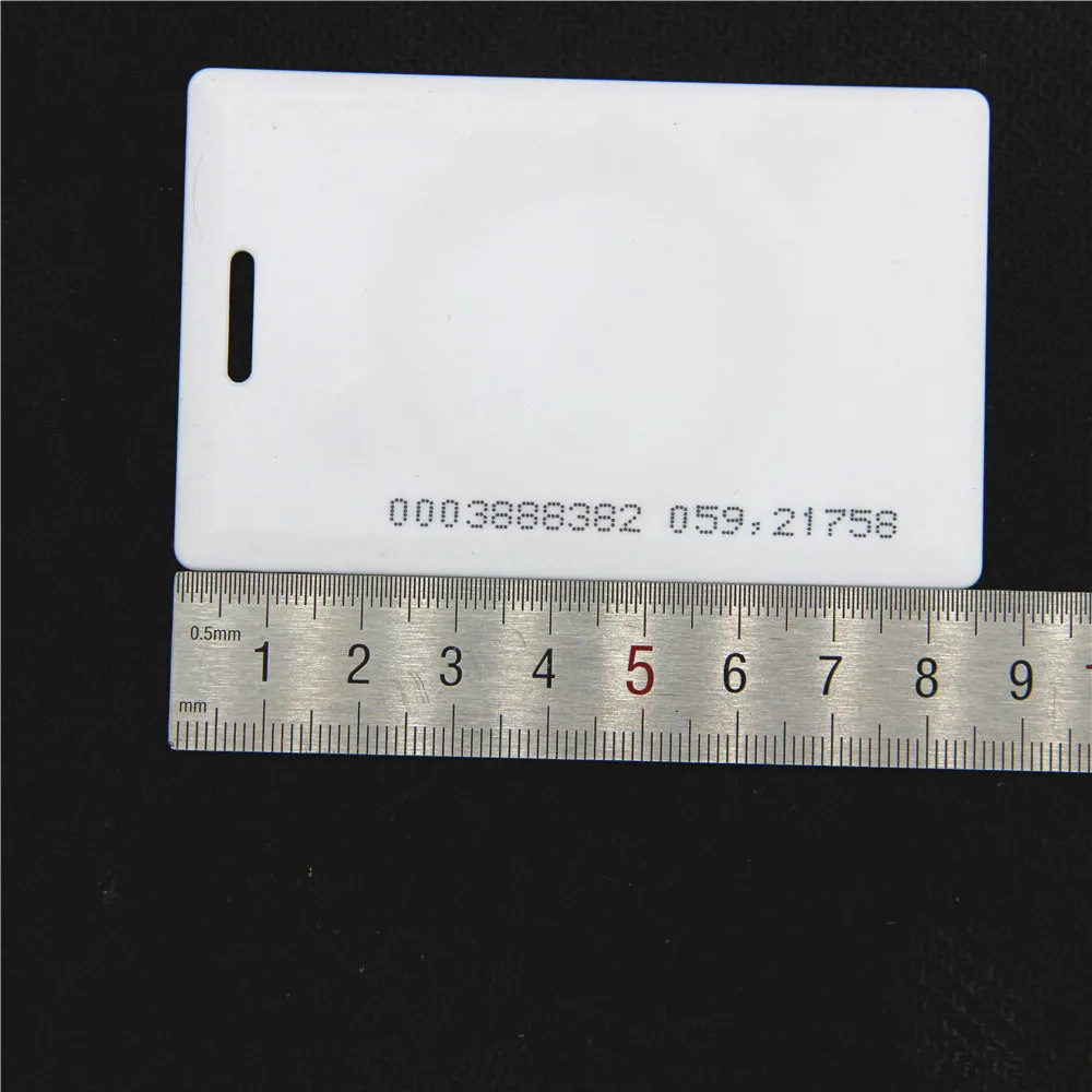 100 шт. 125 кГц EM4100 TK4100 RFID ID пустой смарт чтение только карта Токен метка доступ контрольный значок для система учёта времени тег