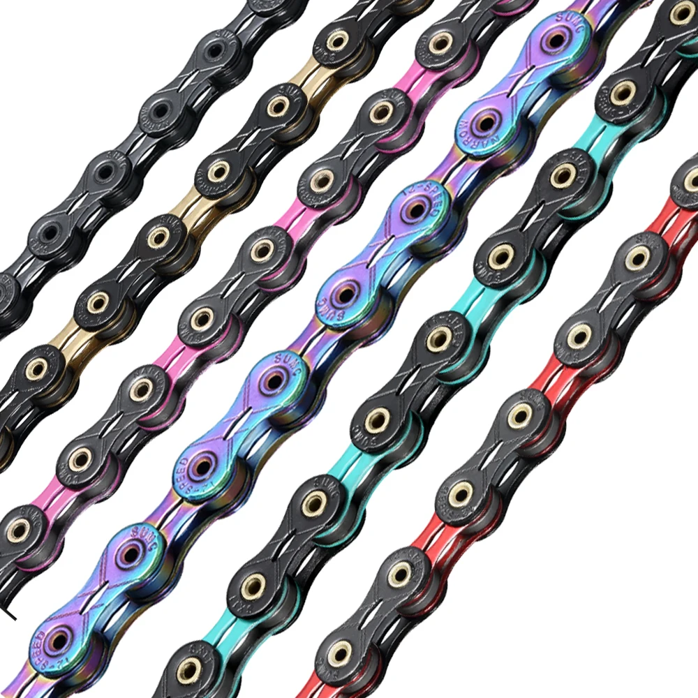 SUMC Diamond Like Coating 11 цепь для скоростного велосипеда SX11SL горный велосипед