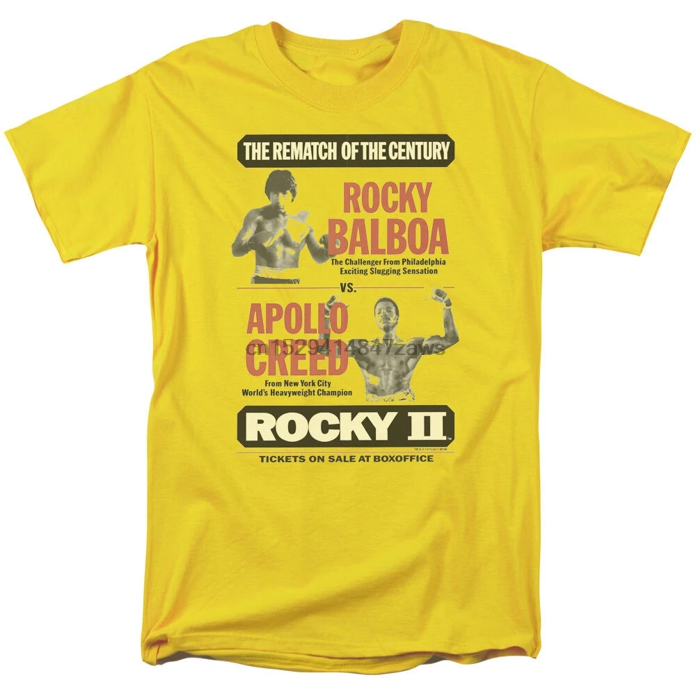 Rocky II Rematch T-Shirt Sizes S-3X NEW |