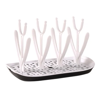 

Durable Nipple Drain Multifunctional Drying Stand Desktop Storage Kitchen Supplies Milk Bottle Rack Home