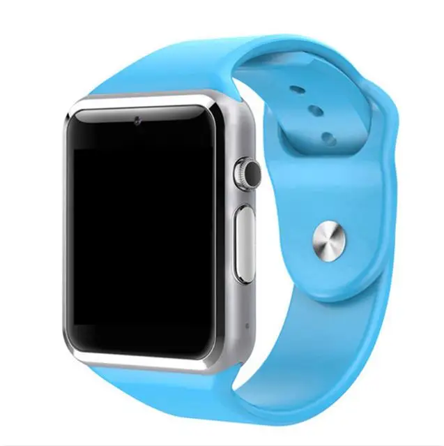 10pcs/lot Bulk Price A1 Wristwatch Bluetooth Smart Watch Pedometer SIM Camera Smartwatch Sport Fitness Tracker Wrist Watch - Цвет: Синий