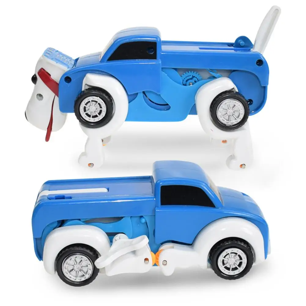 Детские заводные игрушки для собак, машины, деформируемые игрушки для детей