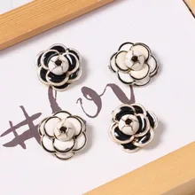 Южная Корея элегантные Популярные Изящные Подиумные модели модная брошь Камелия сплав Универсальный значок корсаж брошь