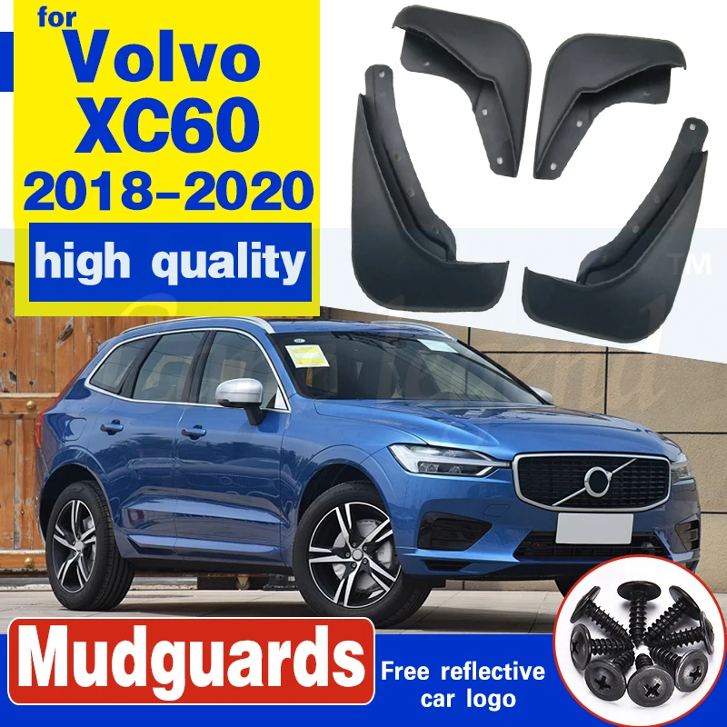 4 шт Передние Задние Автомобильные Брызговики для Volvo XC60 2018 2020 аксессуары