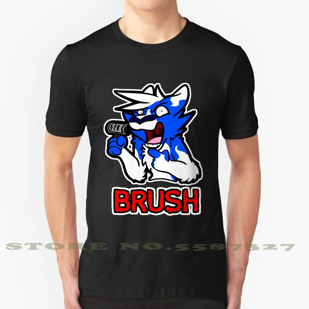 Brush Summer Funny T Shirt For Men Women Furry Fursuit Furries Fursuits Pocari Roo Kangaroo Youtube Youtuber Australia Blue | Мужская