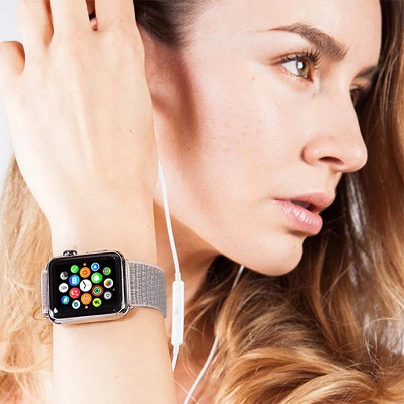 Спортивная петля для Apple watch, ремешок 42 мм, 38 мм, 44 мм, 40 мм, тканый нейлоновый браслет correa iwatch серии 4, 3, 2, 1, браслет для часов Apple watch 5, 4