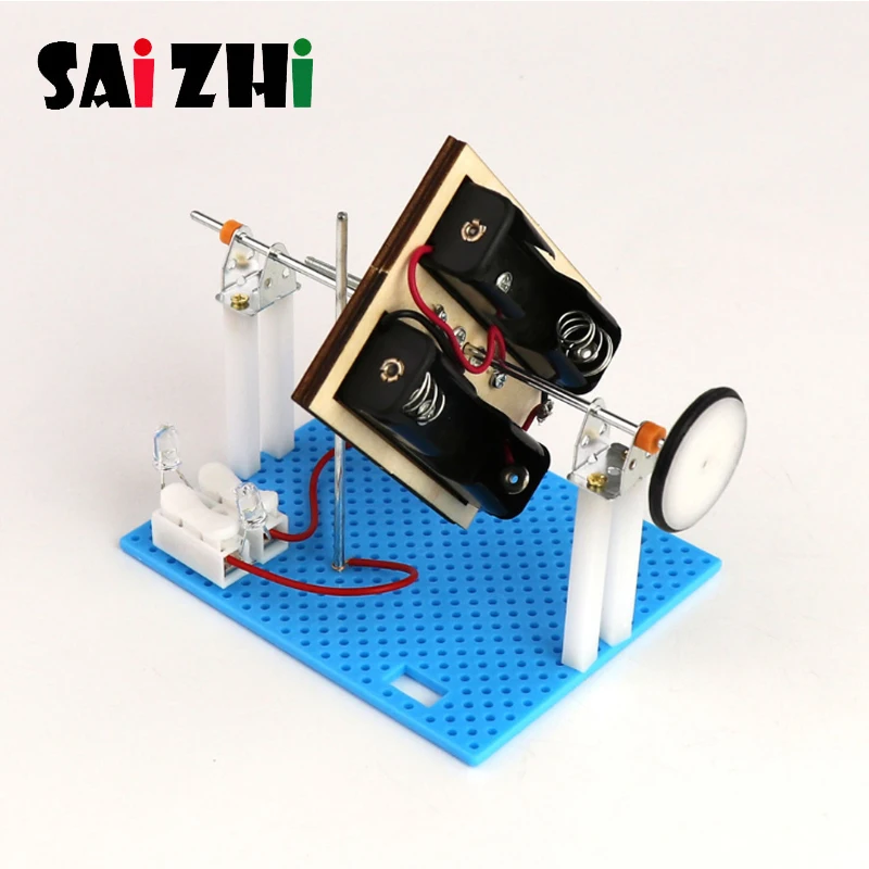Миниатюрный генератор Saizhi для самостоятельной сборки мотор с колесным