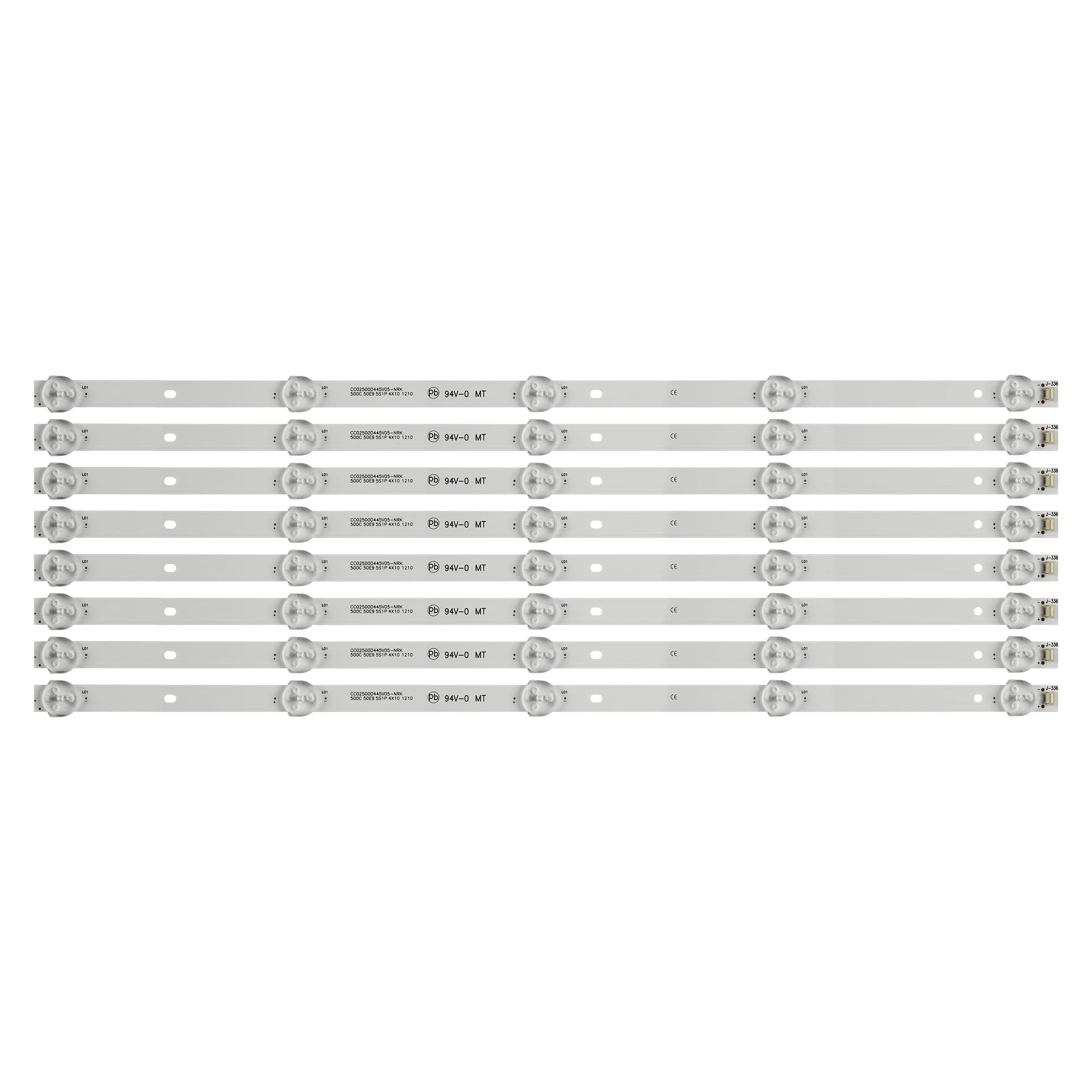 Retroiluminação Led Tira Lâmpada 5v para Rca 50 tv Cc02500d445v05 50e9 500c 5s1p 4×10 1210 Le8822a Le9815a Navitech Ld50fhd